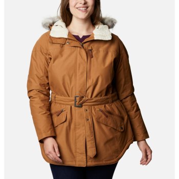 Columbia Carson Pass II Plus Size, Chamarras Marrom Para Mujer | 597421-MEK